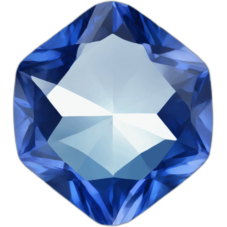 perfect symmetrical sapphire emoji