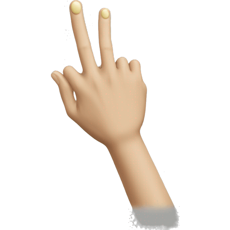 Finger beside index pointing out with ring  emoji