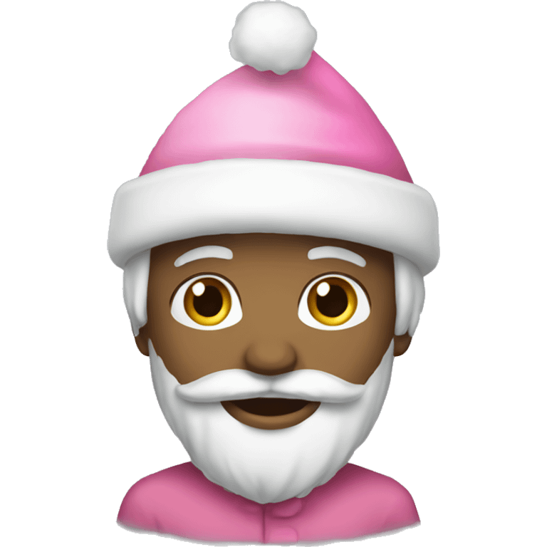 Pink christmas emoji