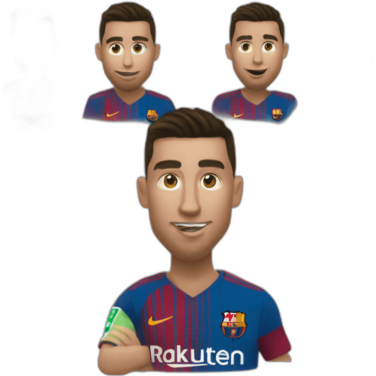 Ronaldo sur messi emoji