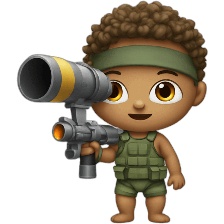 Baby with bazooka emoji