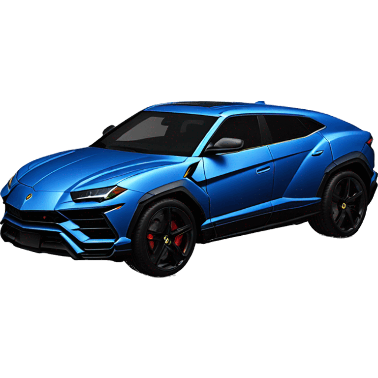 blue Lamborghini urus emoji