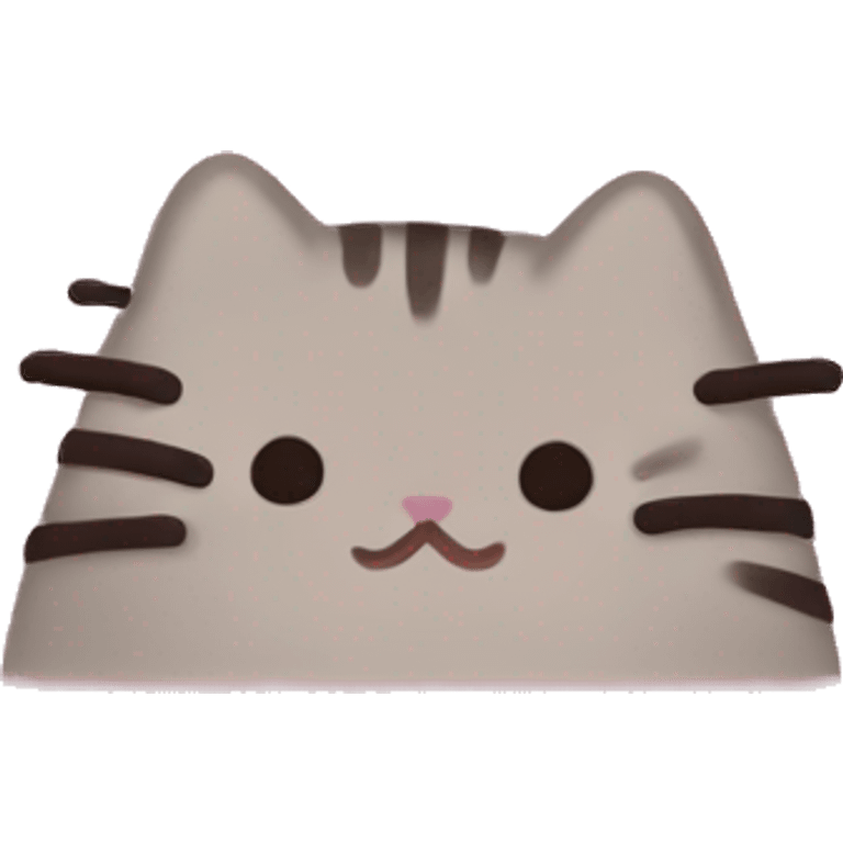 pusheen light pink heart emoji