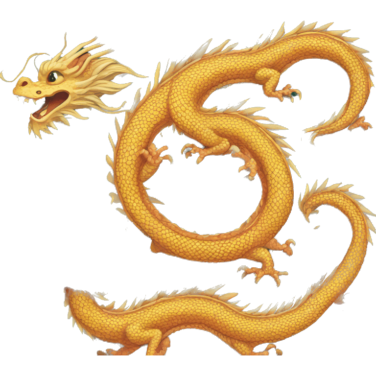 Eastern dragon intricate patterns  emoji