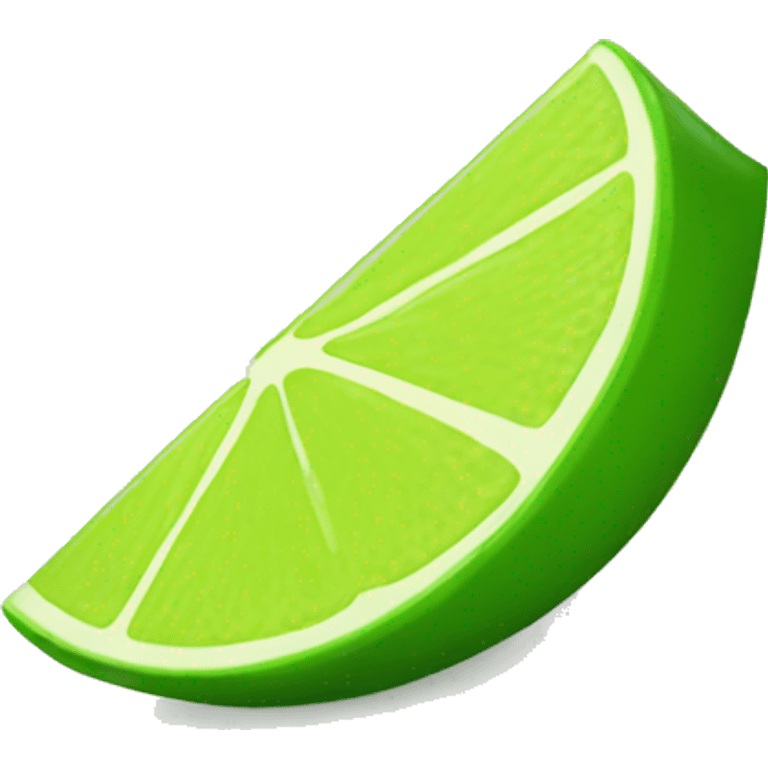 lime wedge emoji