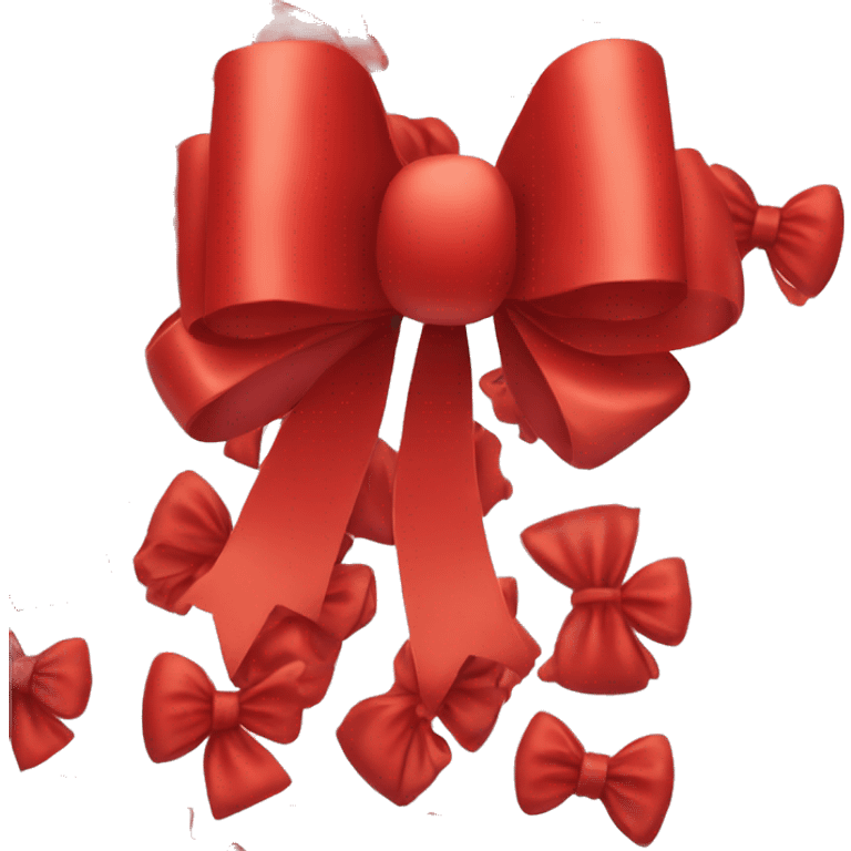 Big red bow  emoji