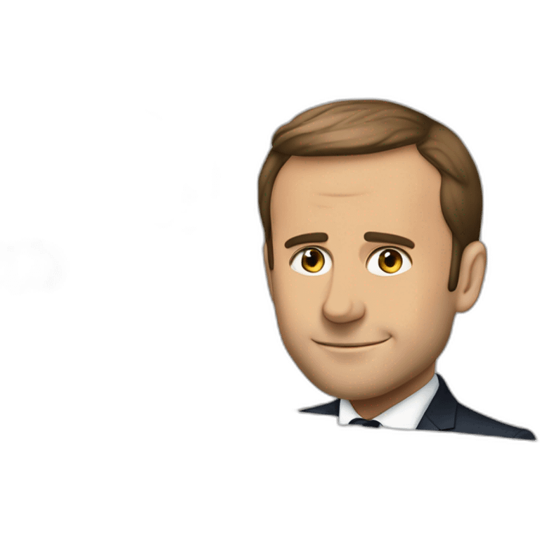 macron in the bathroom emoji