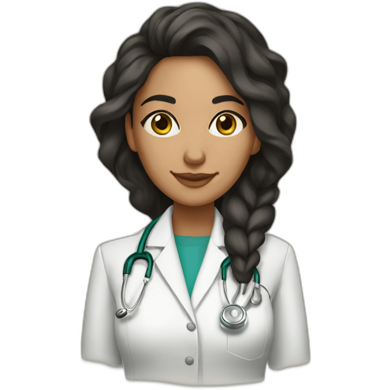 beautiful moroccan woman who was raised in texas and wants to be a doctor emoji