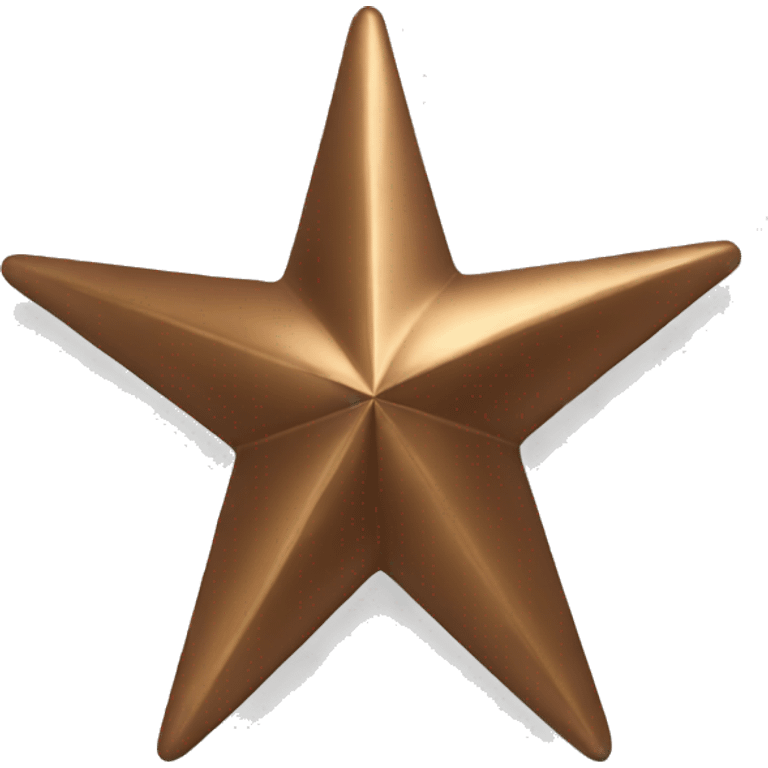 A bronze star  emoji