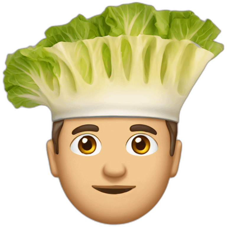 Caesar salad hat emoji