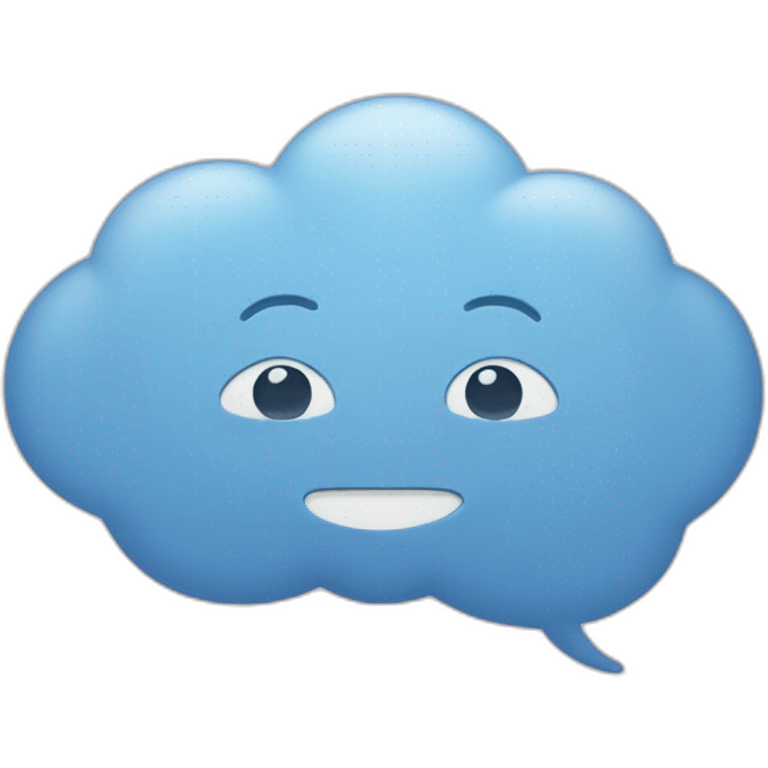 dialog cloud emoji