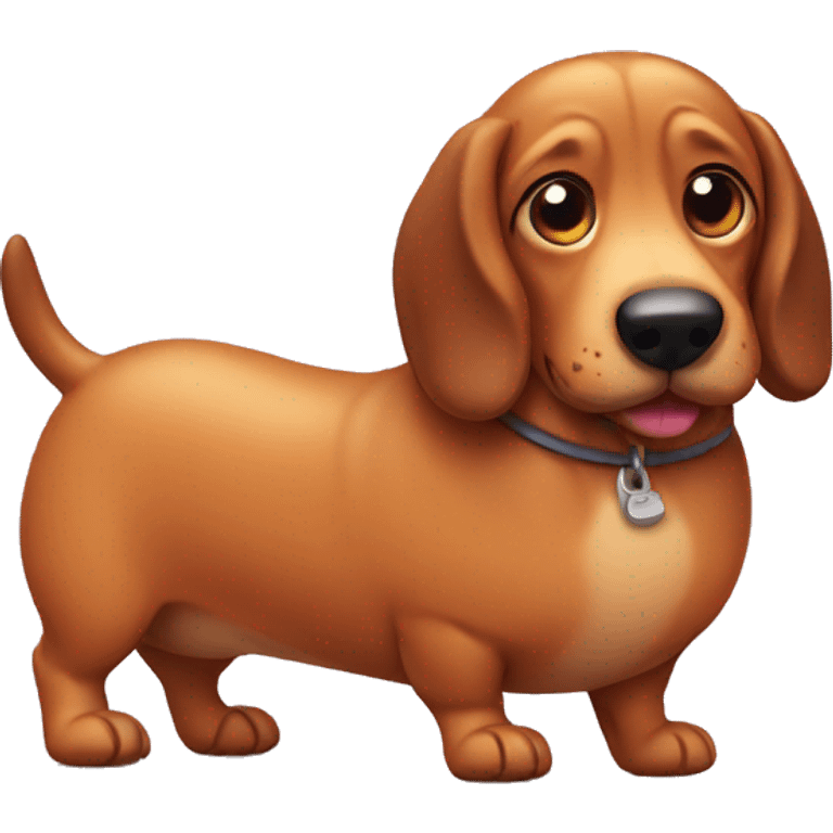 fat sausage dog emoji