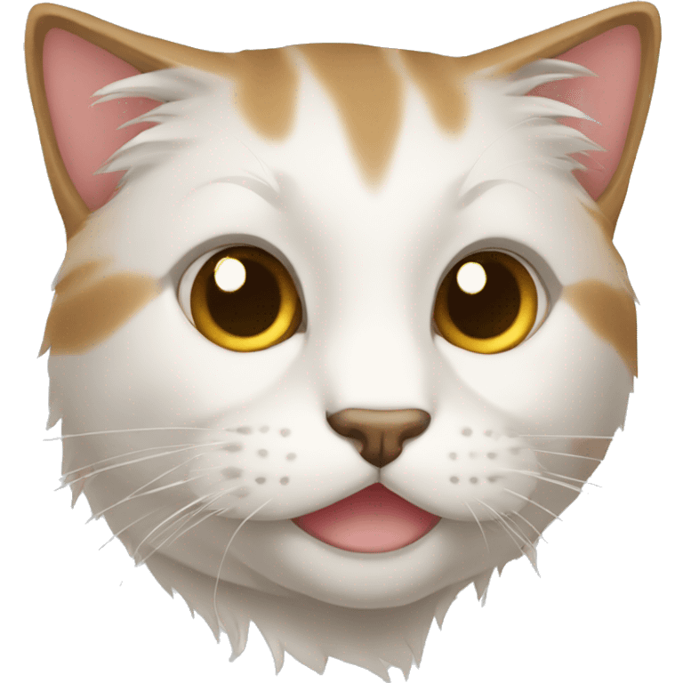 Un gato con mirada traviesa  emoji