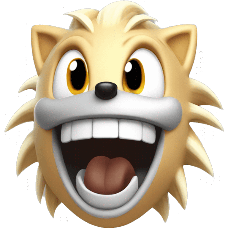 sonic the hedgehog laughing emoji