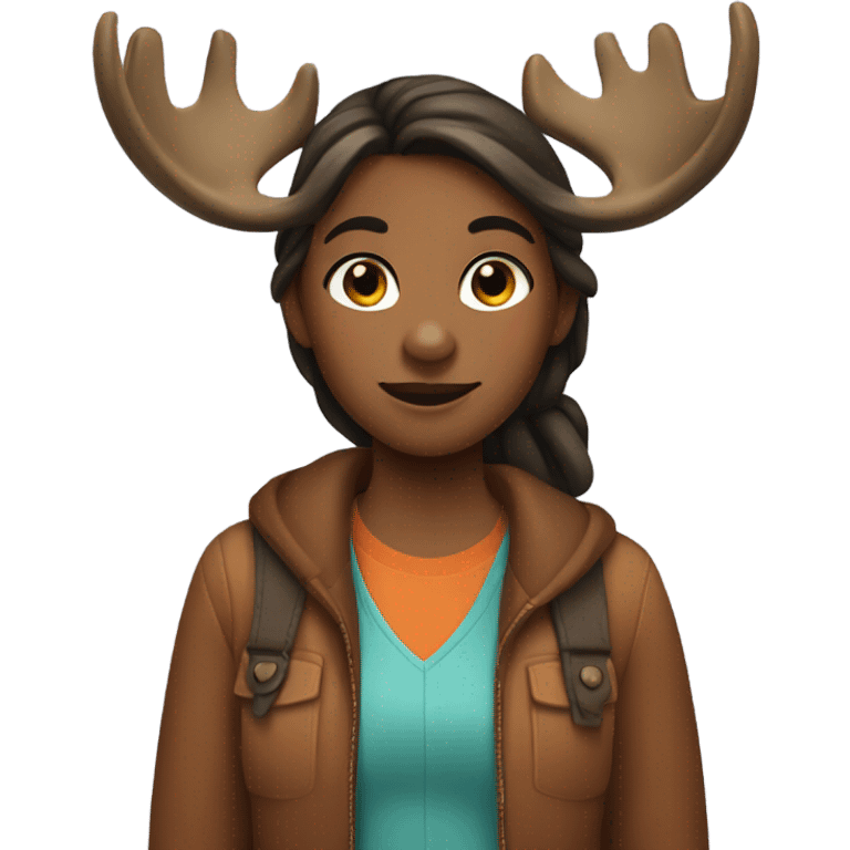 Moose girl emoji