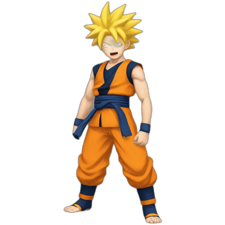 sangoku fusioned with naruto emoji