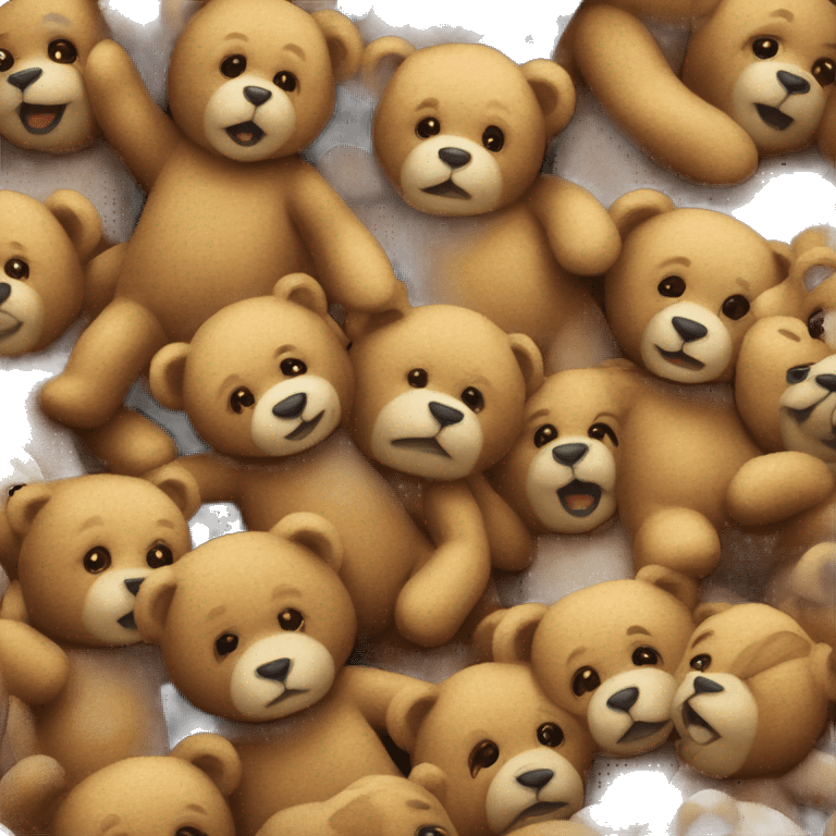 To teddy bears cuddling emoji