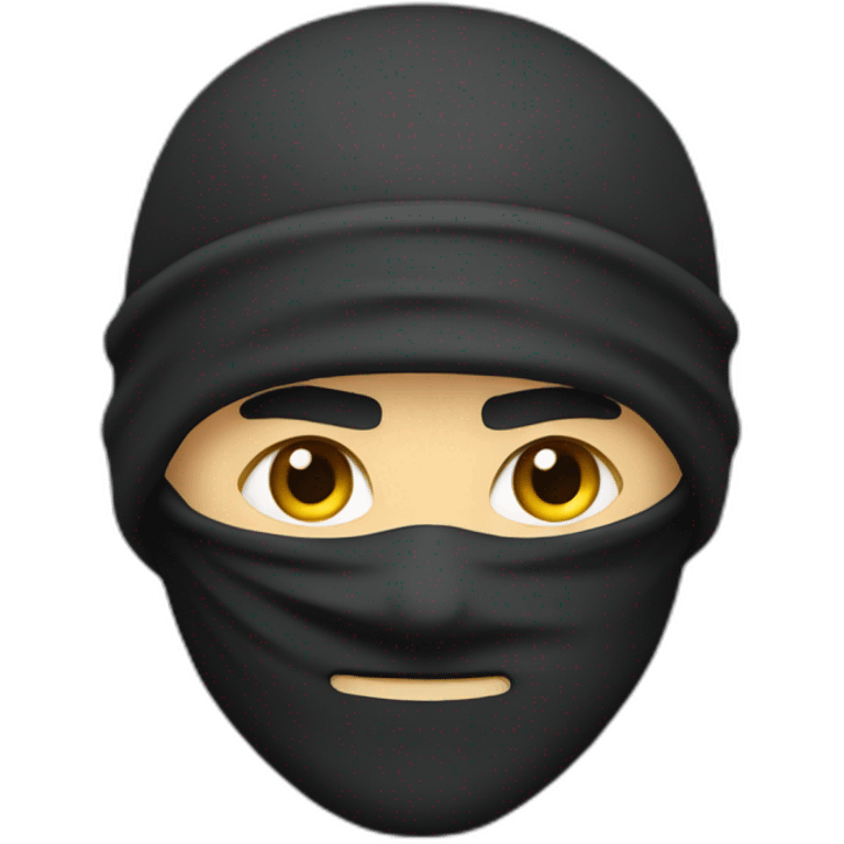 ninja lit une bande dessinée emoji