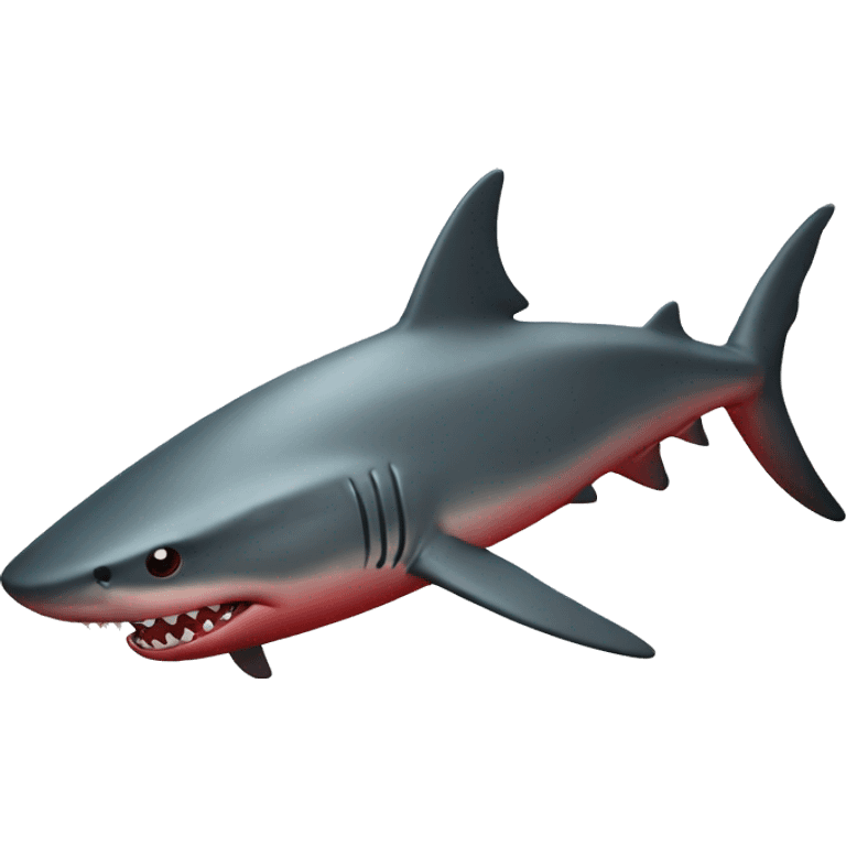 red shark emoji