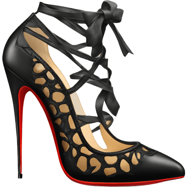 Christian louboutin high heel emoji