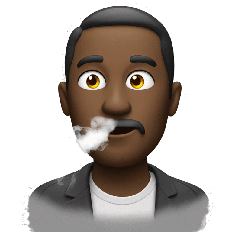 Man Vaping emoji