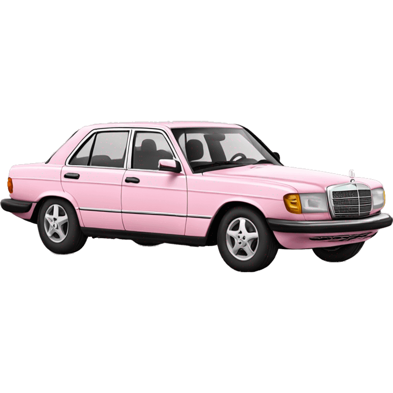 Light pink Mercedes emoji