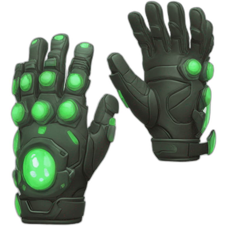 Futuristic Doom Gloves emoji