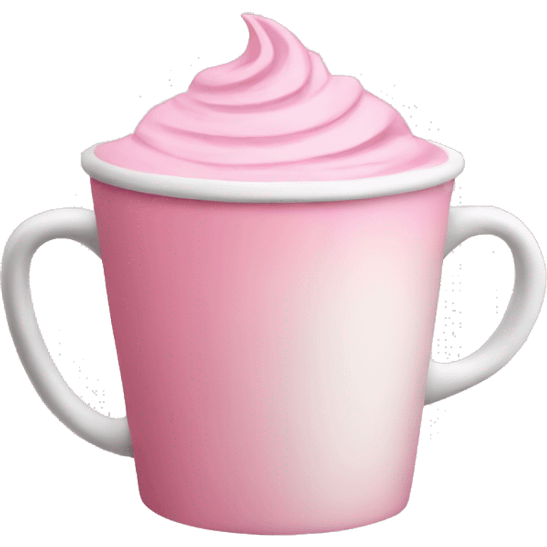 Latte pink cup emoji