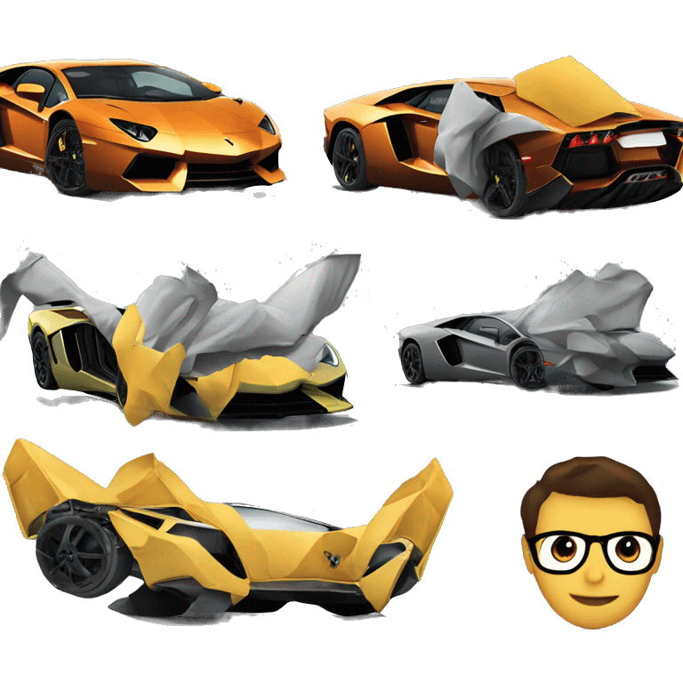 lamborghini aventador emoji