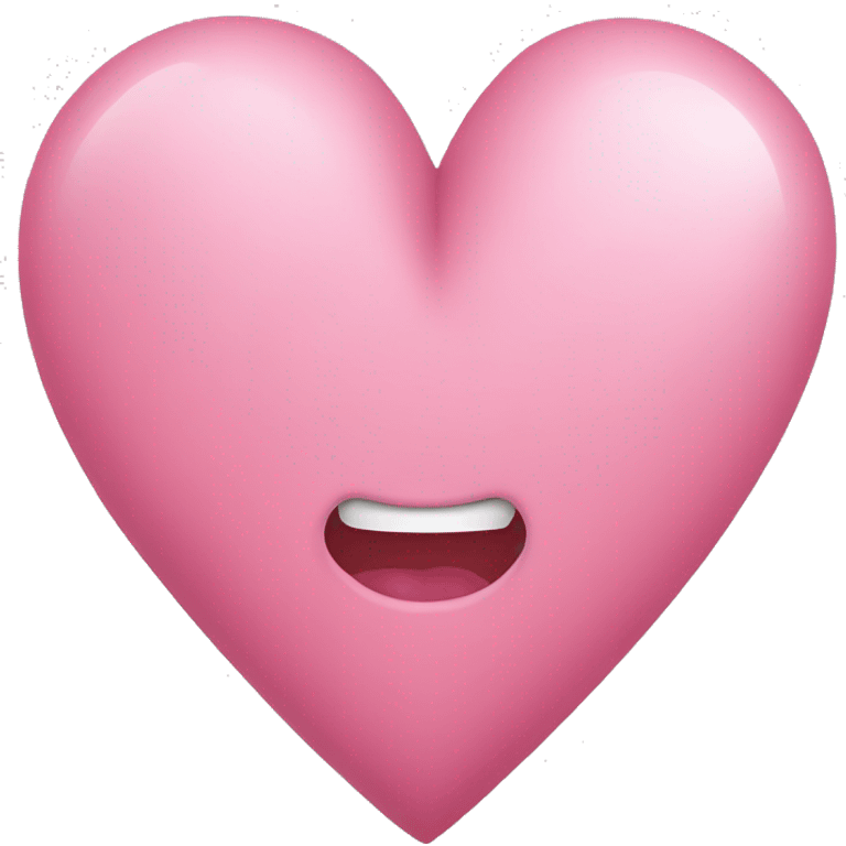 crea un corazón rosa palo  emoji