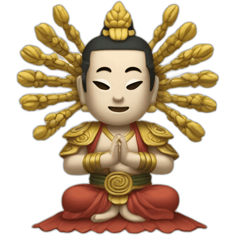 thousand-armed Kannon emoji