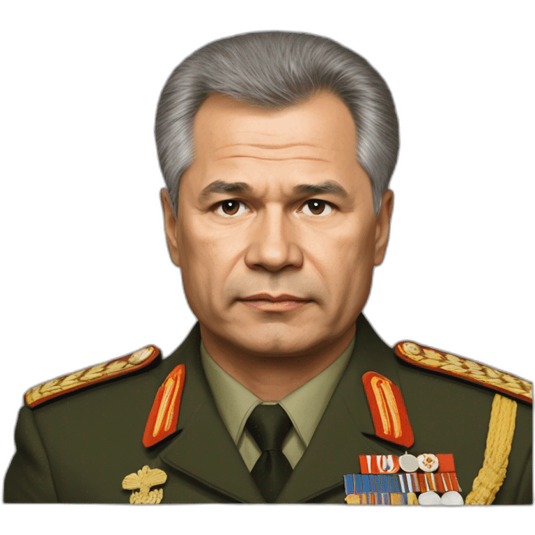 Sergei Shoigu shows more quietly emoji