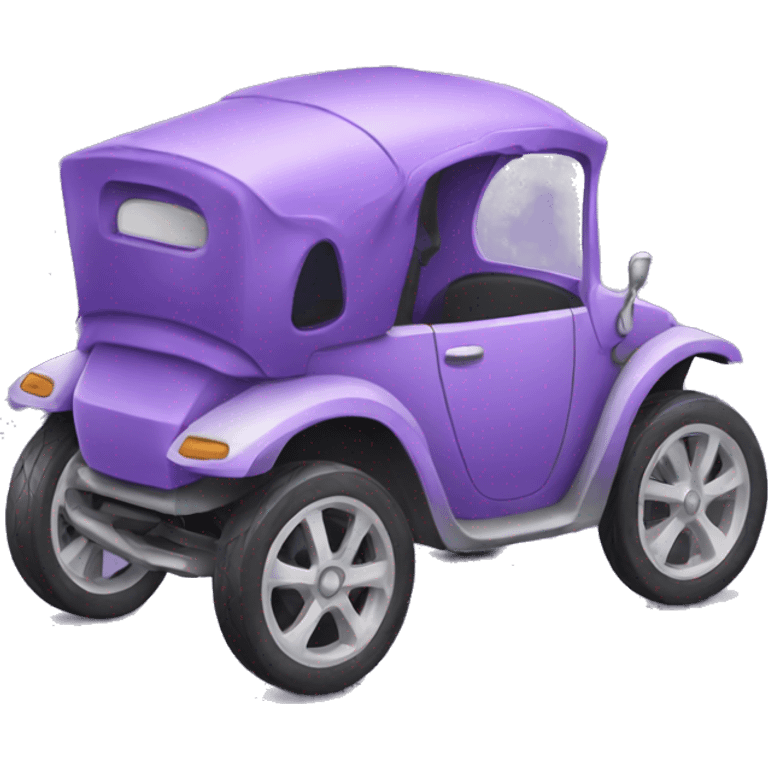 Purple buggy emoji