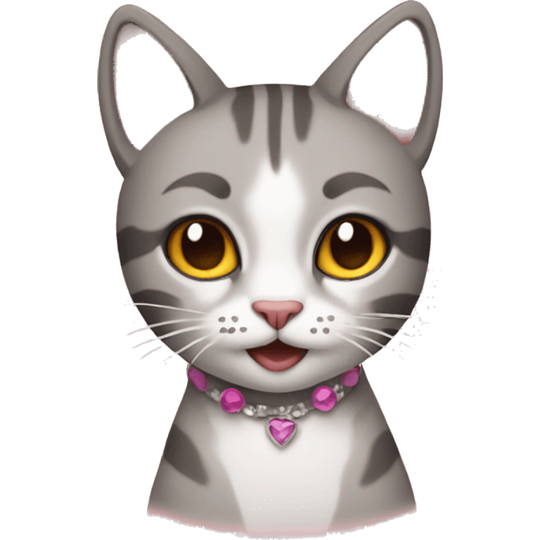 Cat pop star emoji