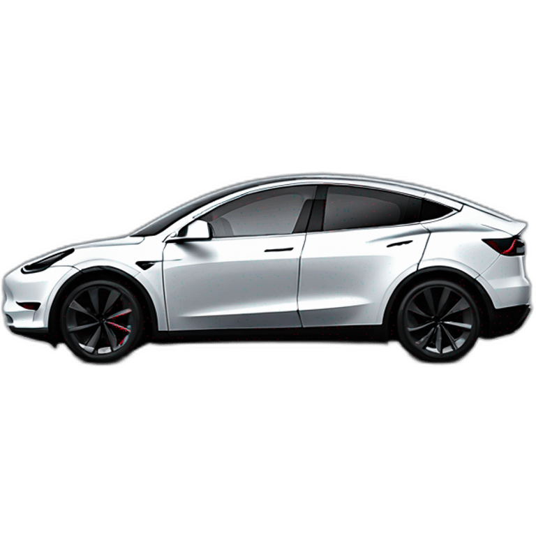 2022 Tesla Model Y side view emoji