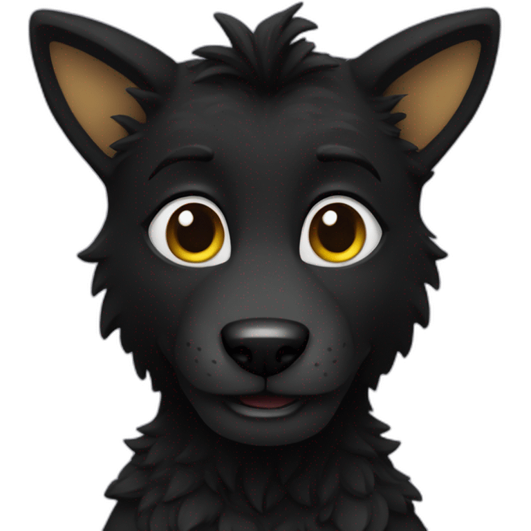 Black Fursuit emoji