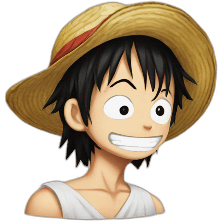 Luffy from one piece emoji