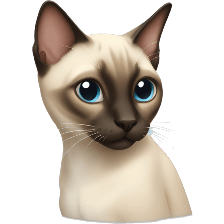 Siamese cat emoji