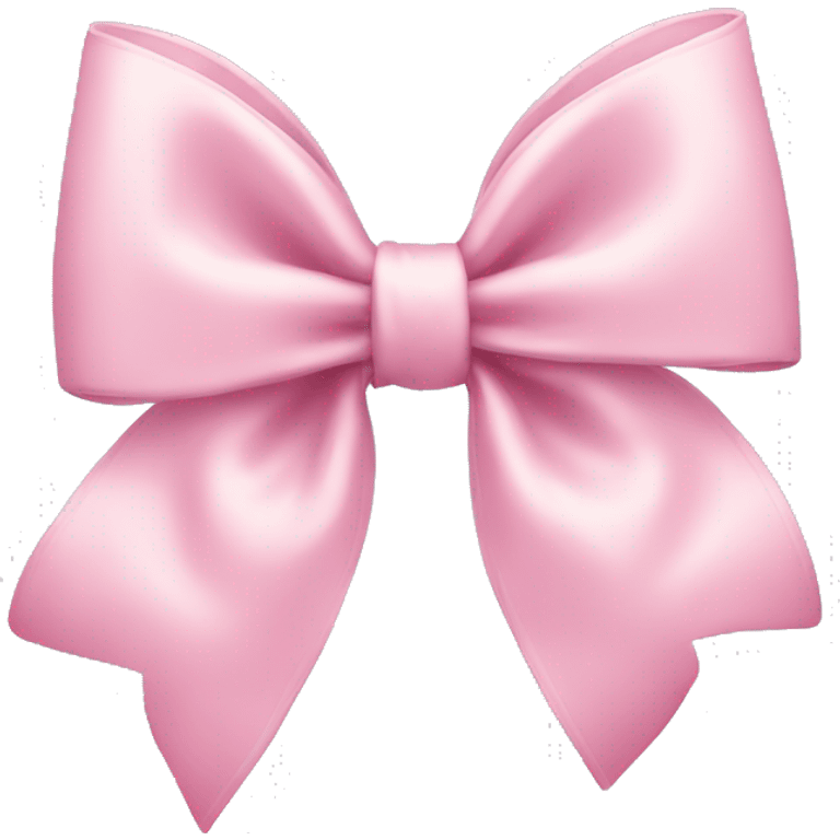 Pretty light pink bow  emoji