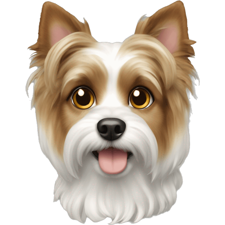 Biewer dog emoji