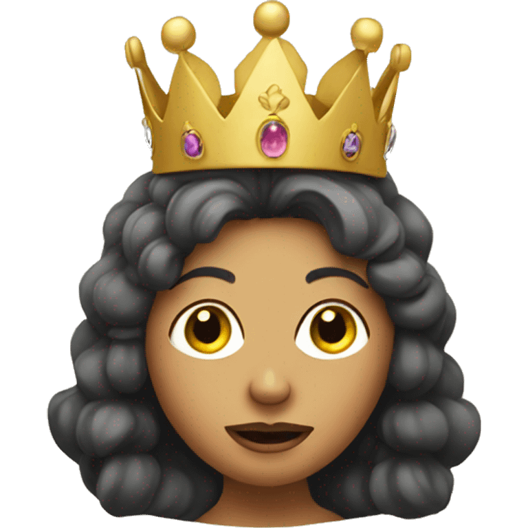 A Potato princess with crown emoji