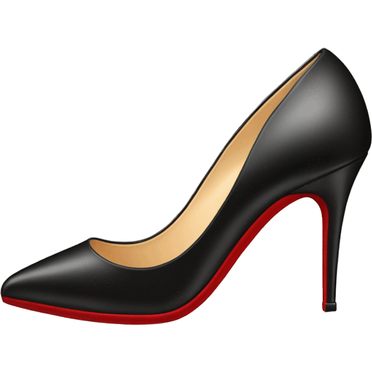 black louboutin heels emoji