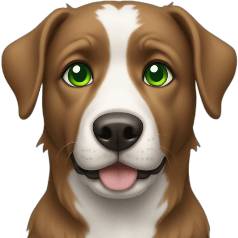 dog with green eyes emoji