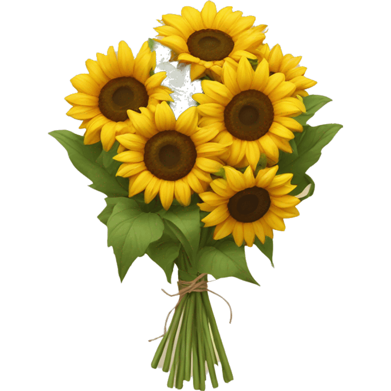 bouquet of sunflowers emoji