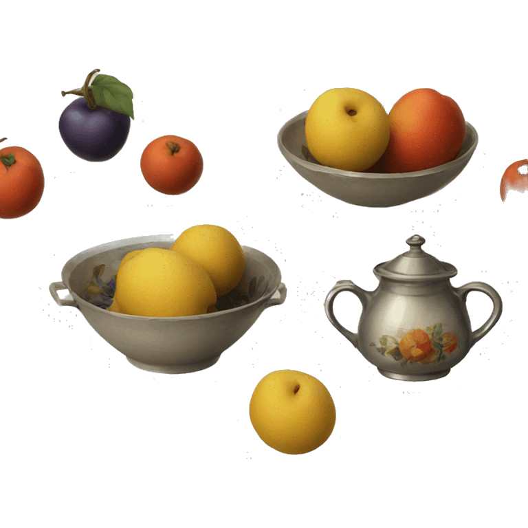 vintage still life emoji