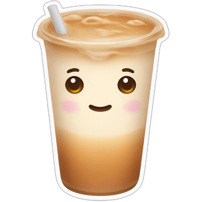 a milk tea emoji