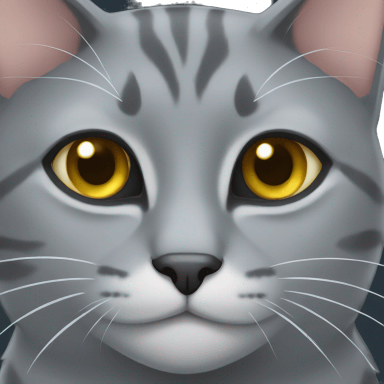 grey cat emoji