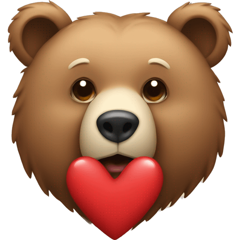 bear with a heart  emoji