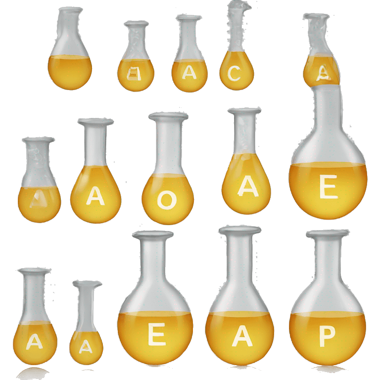 Chemistry flasks emoji