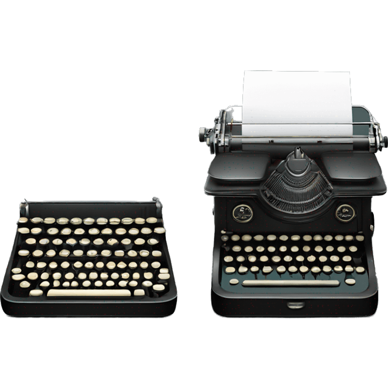 1920s Remington #5 portable typewriter emoji